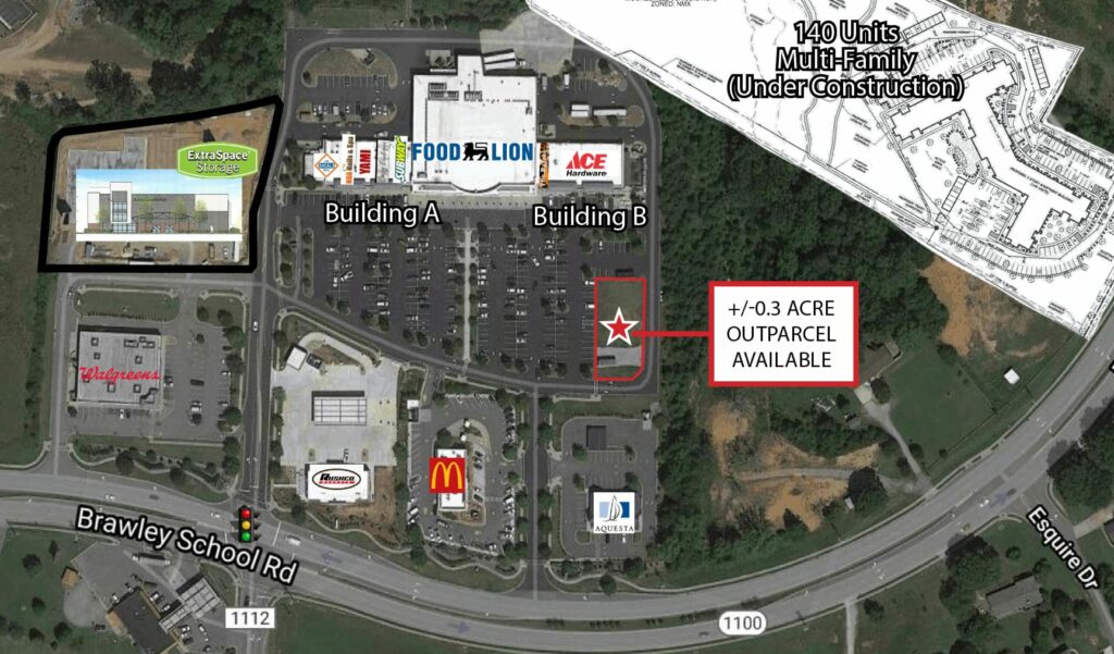 Property photo 2 — Mayhew Promenade – Outparcel – 1088 Brawley School Road